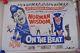 On The Beat Norman Wisdom Original 1962 Cinema Uk Quad Movie Film Poster Rare