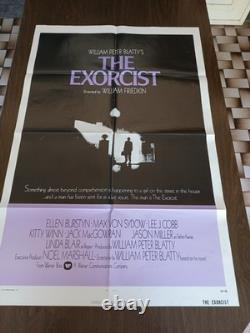 ORIGINAL US ONE SHEET'THE EXORCIST' Cinema Poster Rare Vintage 1974