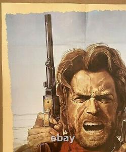 OUTLAW JOSEY WALES British quad'76 Eastwood is army of one, cool double-fisted