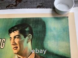 OUTSIDE THE LAW QUAD ORIGINAL 27x41 US CRIME MOVIE POSTER, LINNIN BACKED 1950s