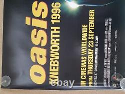 Oasis Knebworth 1996 film movie poster quad original