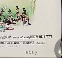 Octopussy Original Mini Quad Movie Cinema Poster Roger Moore James Bond RARE
