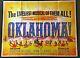 Oklahoma Original Quad Movie Poster Rogers Hammerstein Shirley Jones 1955