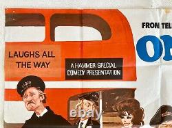 On The Buses Original 1971 Movie Quad Poster Reg Varney Doris Hare Putzu Art