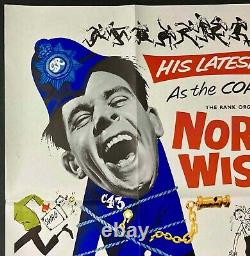 On the Beat ORIGINAL Quad Movie Film Cinema Poster Norman Wisdom 1962