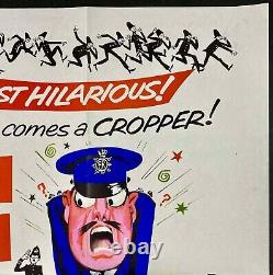 On the Beat ORIGINAL Quad Movie Film Cinema Poster Norman Wisdom 1962