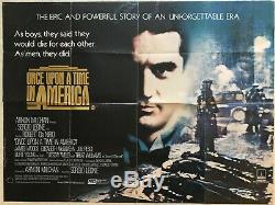 Once Upon A Time In America Original Movie Quad Poster 1984 Robert De Niro FEREF