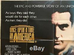 Once Upon A Time In America Original Movie Quad Poster 1984 Robert De Niro FEREF