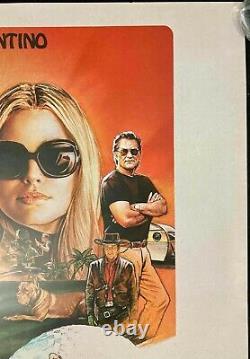 Once Upon a Time in Hollywood Original Quad Movie Cinema Poster Tarantino 2019