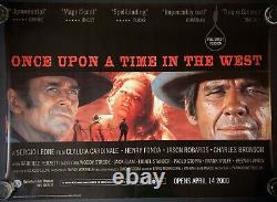 Once Upon a Time in the West ORIGINAL Quad Movie Poster Sergio Leone BFI 2000 RR