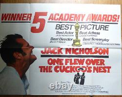 One Flew Over the Cuckoo Nest Vintage Original Film Poster 1970s