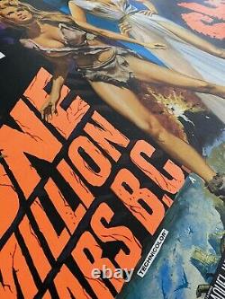 One Million Years B. C. / She UK Quad Original LINEN BACKED Film Poster (1968)