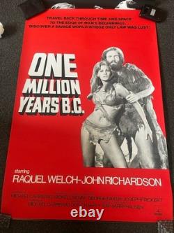 One Million Years B. C rr1978 Original British one sheet Film Poster