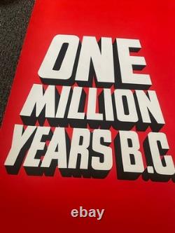 One Million Years B. C rr1978 Original British one sheet Film Poster