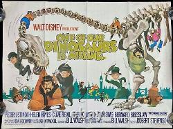 One of Our Dinosaurs is Missing Original Quad Movie Poster Walt Disney 1975