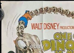 One of Our Dinosaurs is Missing Original Quad Movie Poster Walt Disney 1975