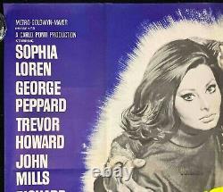 Operation Crossbow ORIGINAL Quad Movie Poster Sophia Loren John Mills 1965