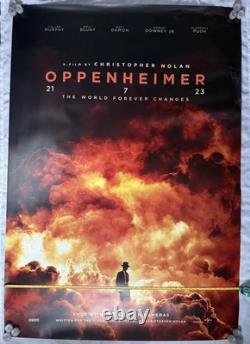 Oppenheimer Imax Display Poster 48 X 69 Nolan Rare Rolled