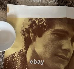 Original 1970 Love Story Ali MacGraw & Ryan O'Neal Quad Poster Folded