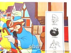 Original 1970's Re-release Walt Disney's Pinocchio UK Quad Film Poster