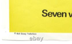 Original 1970's Re-release Walt Disney's Pinocchio UK Quad Film Poster