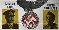 Original 1976 The Eagle Has Landed Movie Quad, Classic War Movie, Micheal Caine