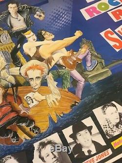 Original 1979 Quad Movie Poster Sex Pistols The Great Rock N Roll Swindle Punk