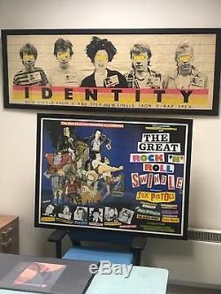 Original 1979 Quad Movie Poster Sex Pistols The Great Rock N Roll Swindle Punk