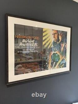 Original 1982 Blade Runner Quad Film Poster FRAMED