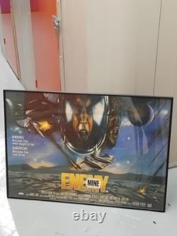 Original 1985 UK quad film poster for the science fiction movie Enemy Mine