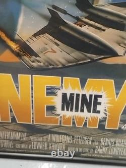 Original 1985 UK quad film poster for the science fiction movie Enemy Mine