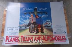 Original 1987 Planes Trains And Automobiles UK Quad Poster