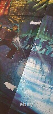 Original Big Trouble in Little China (1986) UK Quad Movie Poster Folded