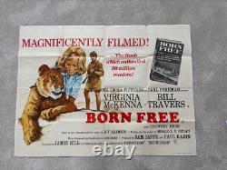 Original Born Free Quad Film Poster