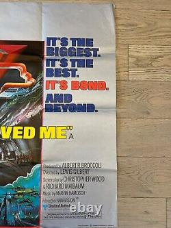 Original British Quad James Bond The Spy Who Loved Me 1977