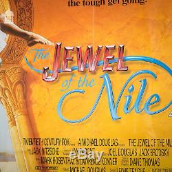 Original Framed JEWEL OF THE NILE Quad Movie Poster