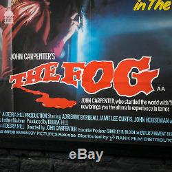 Original Framed THE FOG Quad Movie Poster