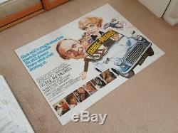 Original GEORGE AND MILDRED British Quad Film / Movie Poster Morris Minor