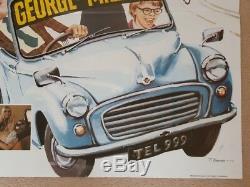 Original GEORGE AND MILDRED British Quad Film / Movie Poster Morris Minor