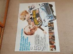 Original GEORGE AND MILDRED British Quad Film / Movie Poster Morris Minor