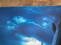 Original HARRY POTTER AND THE PHILOSOPHER'S STONE (2001) UK Quad Movie Poster