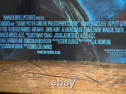 Original HARRY POTTER AND THE PHILOSOPHER'S STONE (2001) UK Quad Movie Poster