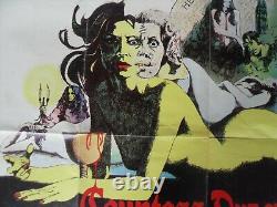 Original Hammer Film Countess Dracula Quad Uk Film Poster 1971