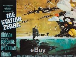 Original Ice Station Zebra UK Quad, Bob McCall, Film/Movie Poster