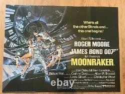 Original James Bond film poster Moonraker