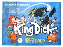 Original King Dick UK Quad Film Poster 1973