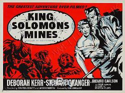 Original King Solomon's Mines 1950, UK Quad, Film/Movie Poster