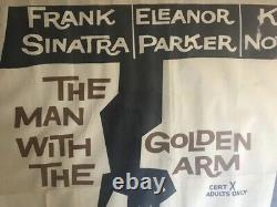 Original Man With The Golden Arm Quad 1955 Film Cinema Movie Sinatra Poster