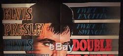 Original Movie Poster Elvis Presley DOUBLE TROUBLE uk quad 67 Elvis Presley