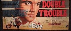 Original Movie Poster Elvis Presley DOUBLE TROUBLE uk quad 67 Elvis Presley